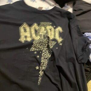 AC/DC cheeta print shirt